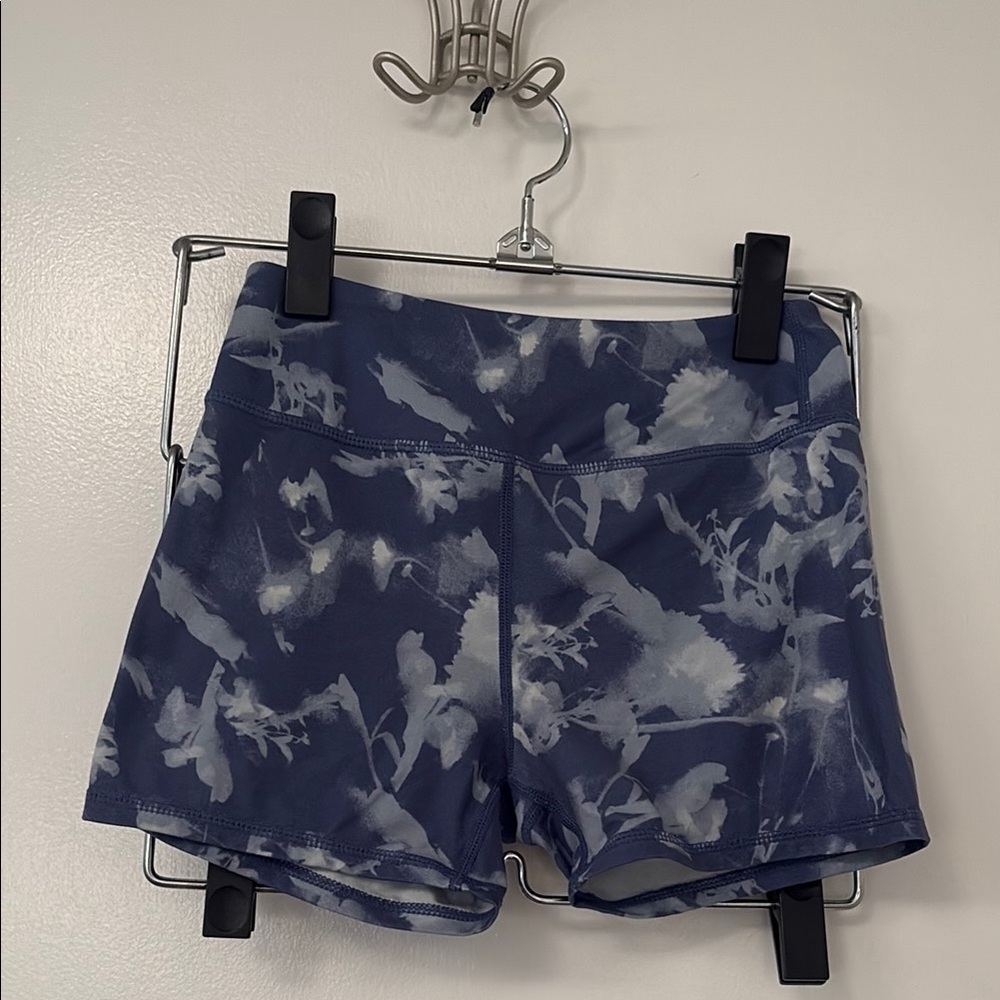 Blue and White Athletic Shorts /Bike Shorts